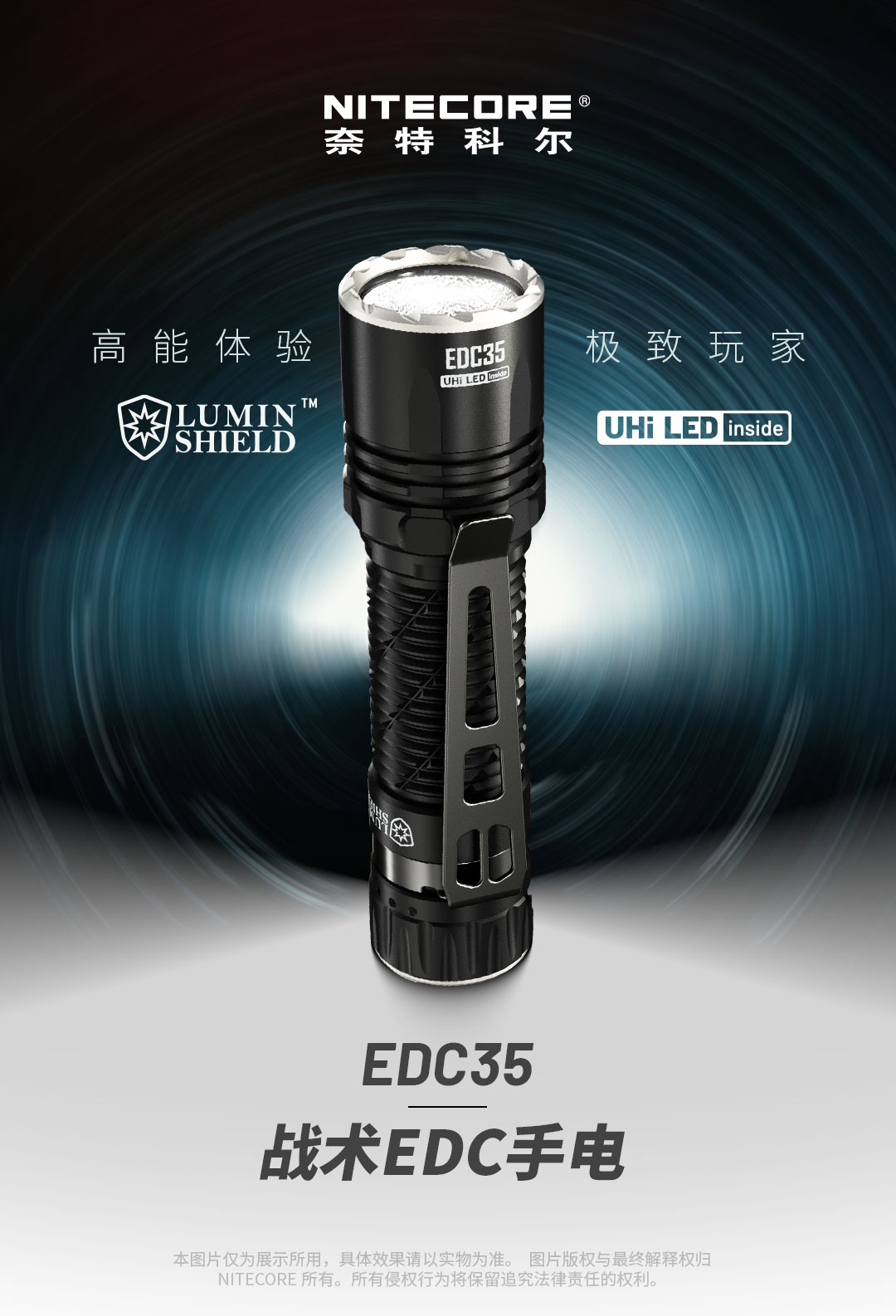 NITECORE EDC35 战术EDC手电